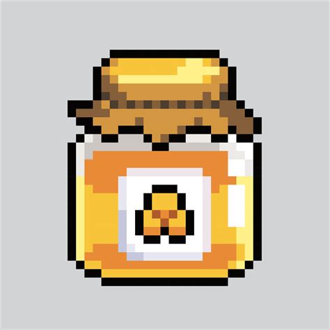 Pixel art illustration Honey. Pixelated Honey. Honey icon pixelated for ...