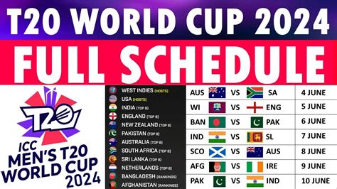 Icc T20 World Cup 2025 Schedule Pdf Download - Sam Newman