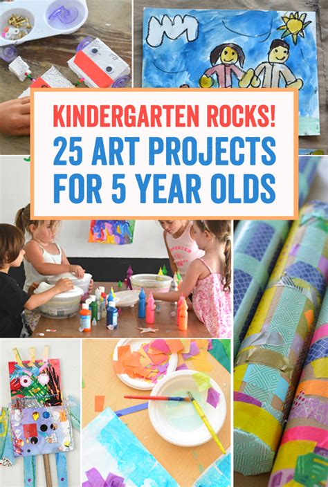 Kindergarten Rocks - 25 Art Projects for 5 Year Olds - Meri Cherry