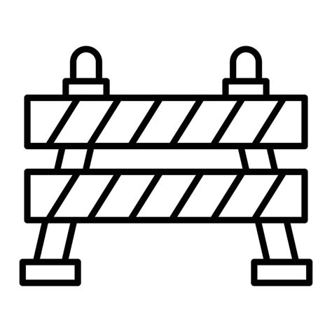 Barrier Line Icon 10654897 Vector Art at Vecteezy