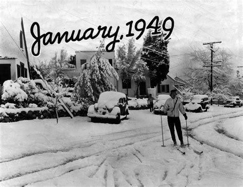 Here's what L.A. looked like 68 years ago, covered in snow | Los ...