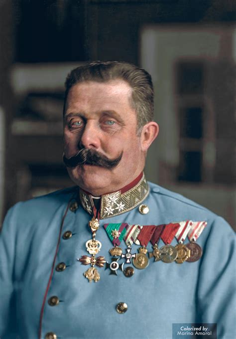 Colorization: Archduke Franz Ferdinand of Austria. by marinamaral on DeviantArt