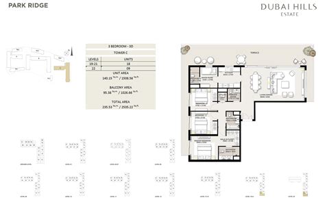 Emaar Park Ridge at Dubai Hills - Floor Plans