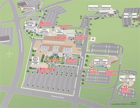 Mercy Hospital Campus Map - Gillie Donnamarie