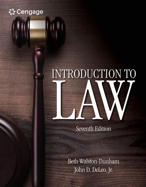 Introduction to Law, 7th Edition - 9781305948648 - Cengage