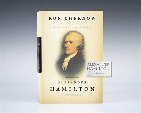 Alexander Hamilton Ron Chernow First Edition Signed Rare