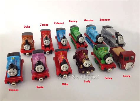 12pcs/lot diecast metal thomas and friends train the tank engine toys ...