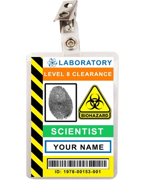 Custom Scientist ID Badge Badge