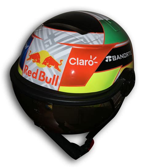 Sergio Checo Perez Ski Helmet - Custom Helmet Painting - DB Customs