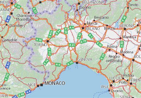 MICHELIN Alessandria map - ViaMichelin