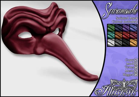 Second Life Marketplace - *~*Illusions*~* Scaramouche Mask