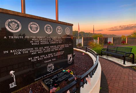 Middle East Conflicts Wall Memorial Press Photos - Marseilles, Illinois