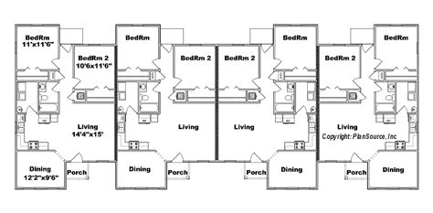 27 Four Plex 4 Unit Apartment Building Floor Plans Most Valued – New Home Floor Plans