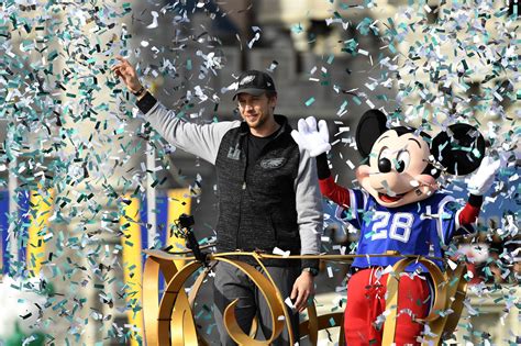 Super Bowl MVP Nick Foles celebrates Eagles win at Disney World