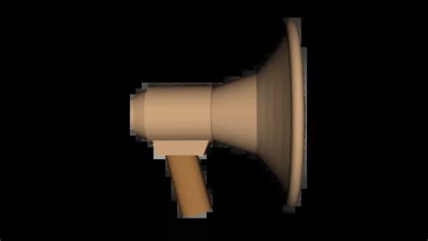 Loud Hailer Speaker Equipment Free 3d Model - .Obj - Open3dModel