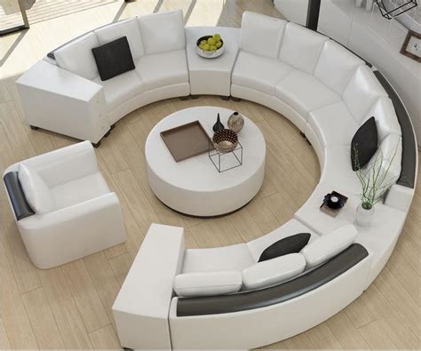 Amazing Contemporary Curved Sofa Designs Ideas - Live Enhanced