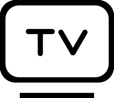 Tv Icon Png #280353 - Free Icons Library