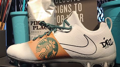 Starbucks-Loving NFL Player Stefon Diggs Gets Custom Coffee Cleats - Eater