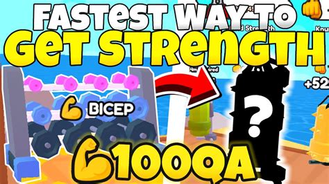 Fastest Way To Get Strength [Arm Wrestle Simulator] - YouTube