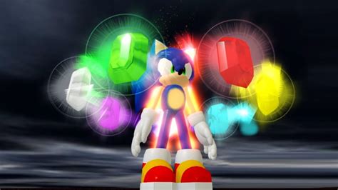 CROSSOVER SONIC 3D RPG *All Chaos, Fake and Sol Emerald Locations ...