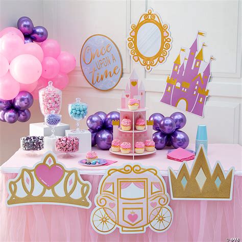 Princess Party Dessert Table Decorating Kit - 9 Pc.