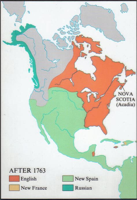 Treaty of Paris of 1763 | Teaching american history, North america map ...