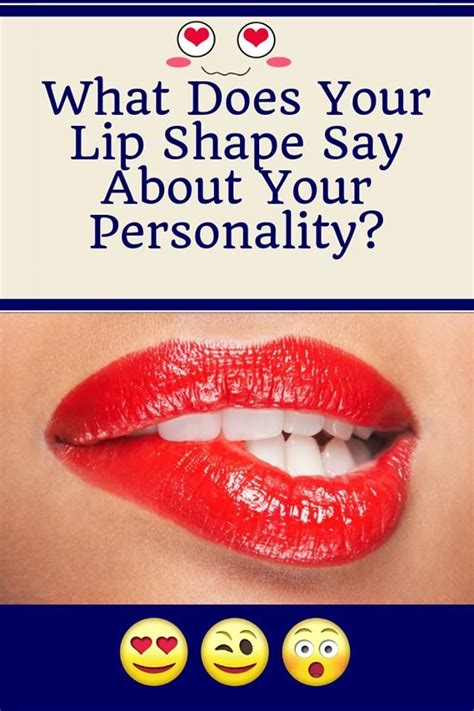 What Does Your Lip Shape Say About Your Personality? | Lip shapes, Lips, Helpful hints