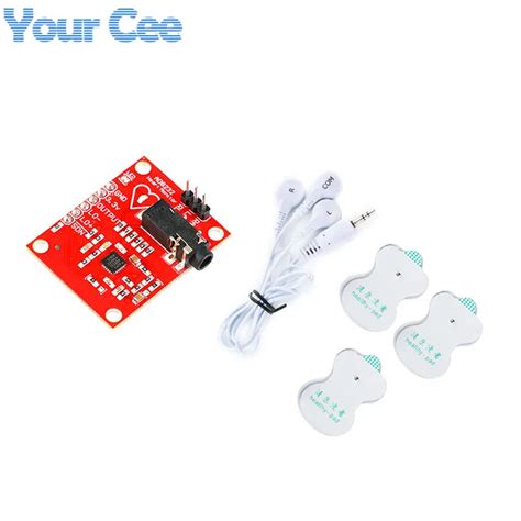 Ecg Module AD8232 ecg Measurement Pulse Heart Monitoring Sensor Module kit Bioelectric Signal ...