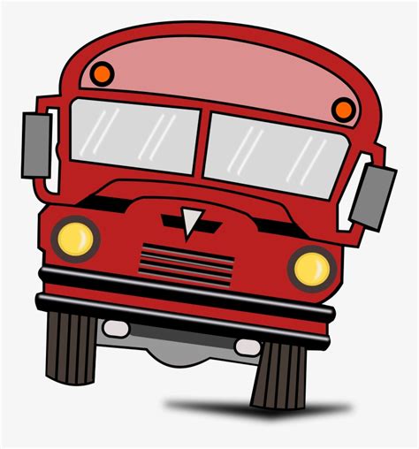 School Bus Red - Red School Bus Clipart - 663x720 PNG Download - PNGkit