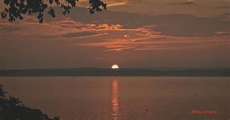 Casco Bay Sunset Photograph by JOHN Serrapica - Fine Art America