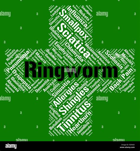 Ringworm Word Representing Fungal Infection And Infections Stock Photo - Alamy