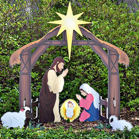 Outdoor Nativity Set Metal at Mary Vaillancourt blog