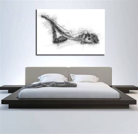 CANVAS ART Bedroom Wall Decor Elegant Contemporary Abstract