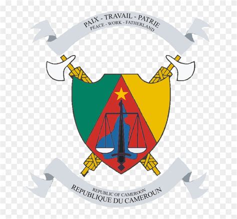 Download Coat Of Arms Of Cameroon - Cameroon Coat Of Arm Clipart Png ...