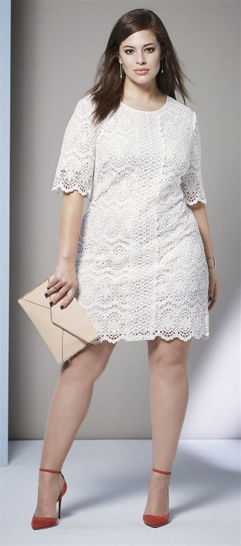 Plus Size White Lace Dress – Fashion dresses