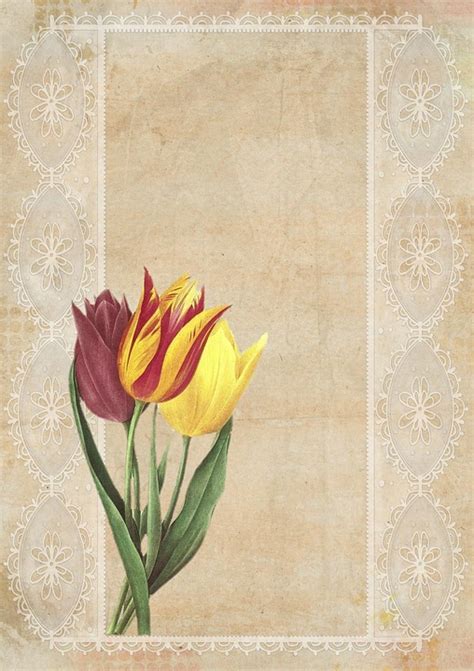 Vintage Tulip Background · Free image on Pixabay