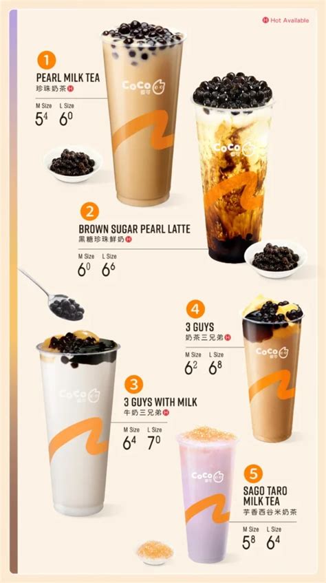 CoCo Tea Menu & Updated Prices in Philippines 2023