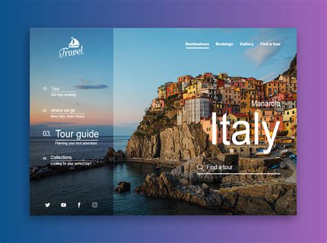 Travel Web Design :: Behance