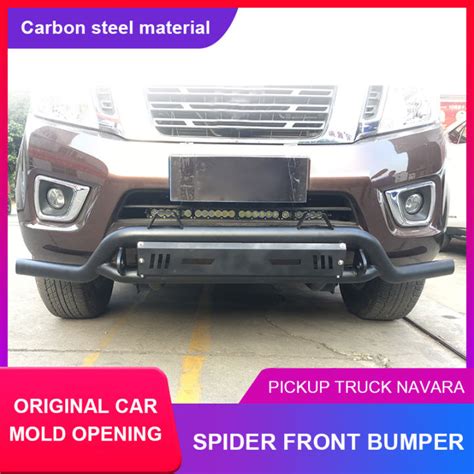 For Navara NP300 HARD STEEL BUMPER front bar Anti-collision protection lever Tuda competitive ...