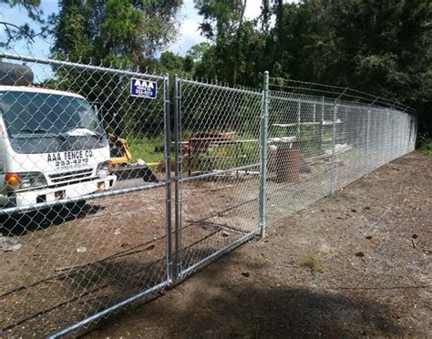 6'x10' chain link construction fence panels | DB Fences