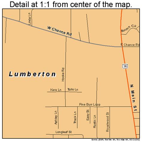 Lumberton Texas Street Map 4845120