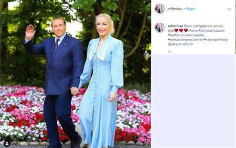 Berlusconi e la fidanzata Marta Fascina si mostrano così su Instagram ...