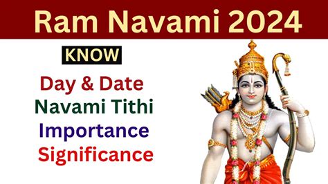 Ram Navami 2024: Celebrating The Birth Of Lord Rama