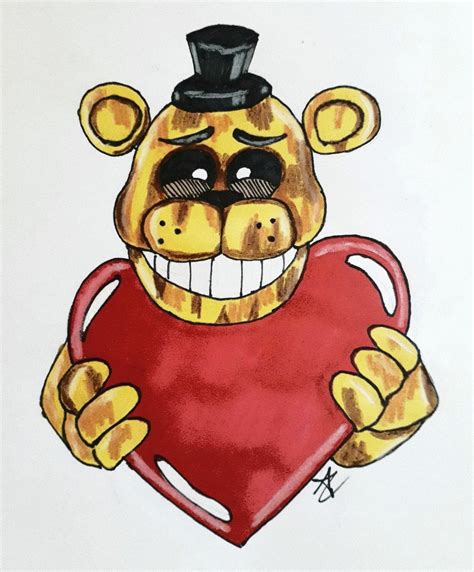 Golden Freddy Love | Fnaf golden freddy, Evil teddy bear, Anime fnaf