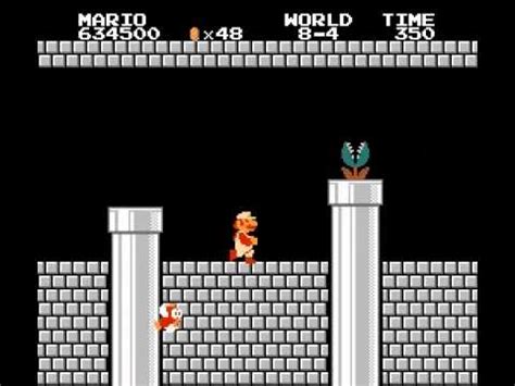 NES Classics: Super Mario Bros. World 8-4 Video Walkthrough - YouTube