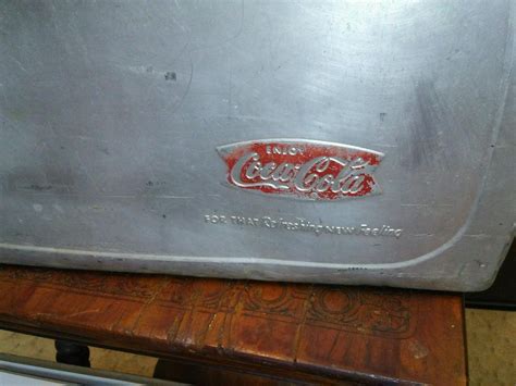 Vintage 1950s or 60s COCA-COLA Coke Aluminum Ice Chest Cooler Advertising | #1819620258