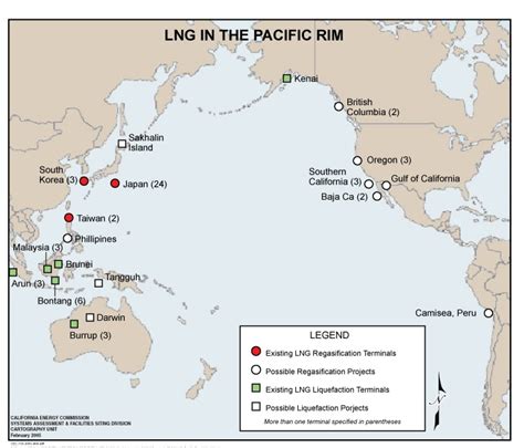 Pacific Rim Map Outline