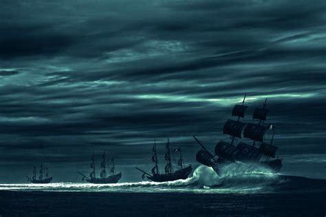 Pirate Ship 4k Ultra Hd Wallpaper