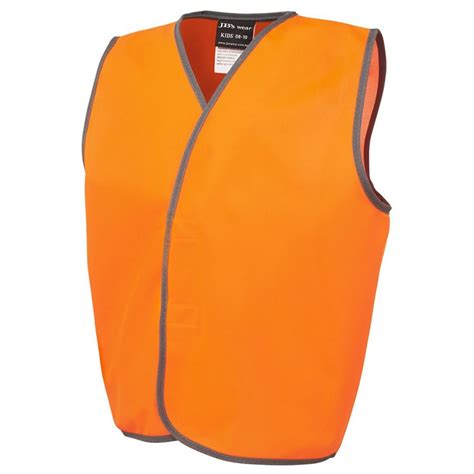 Kids Hi Vis Safety Vest - 6HVSU | Workwear Clothing Online