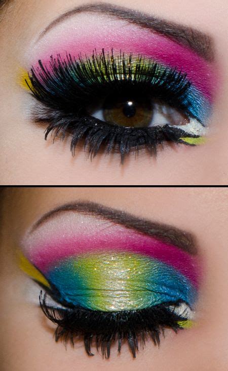 I use to do my eyeshadow like this in middle and high school. Now it's ...